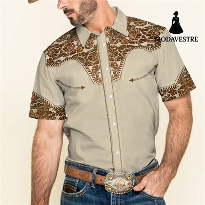 3D Personalized Printing T-shirt Summer Loose Short Sleeve Lapel Shirt Casual Streetwear Clothing For Men T-shirt