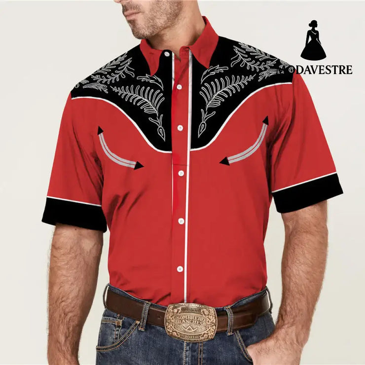 3D Personalized Printing T-shirt Summer Loose Short Sleeve Lapel Shirt Casual Streetwear Clothing For Men S9534246