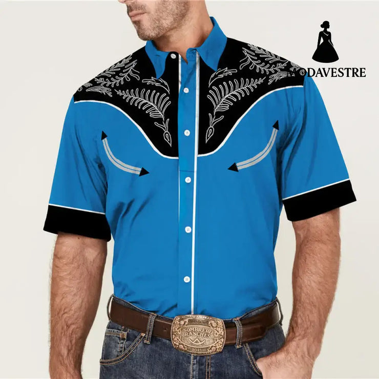 3D Personalized Printing T-shirt Summer Loose Short Sleeve Lapel Shirt Casual Streetwear Clothing For Men S95342462