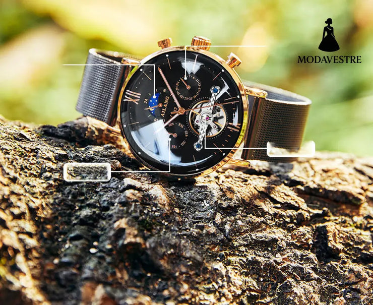 Ailang Multi Function Automatic Mechanical Watch Men&
