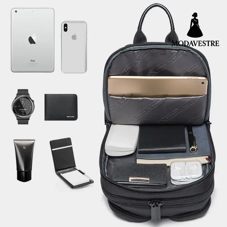 BANGE New Fashion Trend Leisure Outdoor Technology USB Cool Shoulder Bag Chest Bag for Men