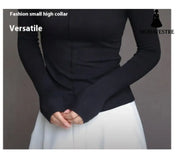 Base Clothing Autumn And Winter Modal Half Turtleneck Women