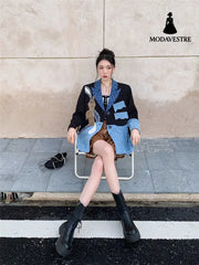 Beggar Rabbit Women’s Denim Suit Jacket