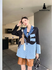 Beggar Rabbit Women’s Denim Suit Jacket Blue / M