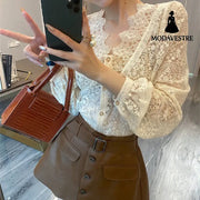 Blouses Women Classy Temperament Elegant Korean Fashion Clothing
