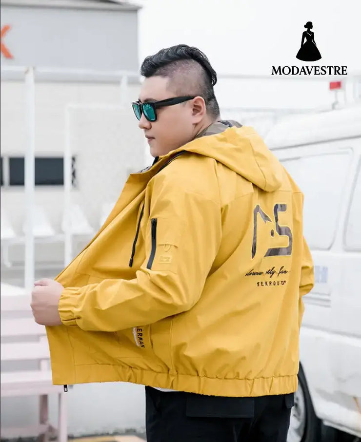 Bomber Jacket Men Clothing Fashion Parka