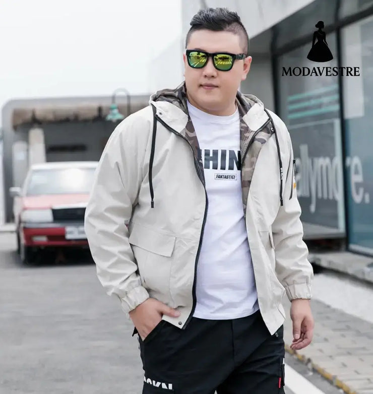 Bomber Jacket Men Clothing Fashion Parka