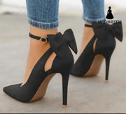 Bow high heels Black / 34