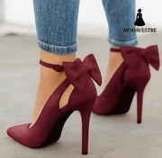 Bow high heels Red / 34