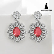 Bride Jewelry Earrings Necklace Jewelry Suit A Pair Of Eardrops