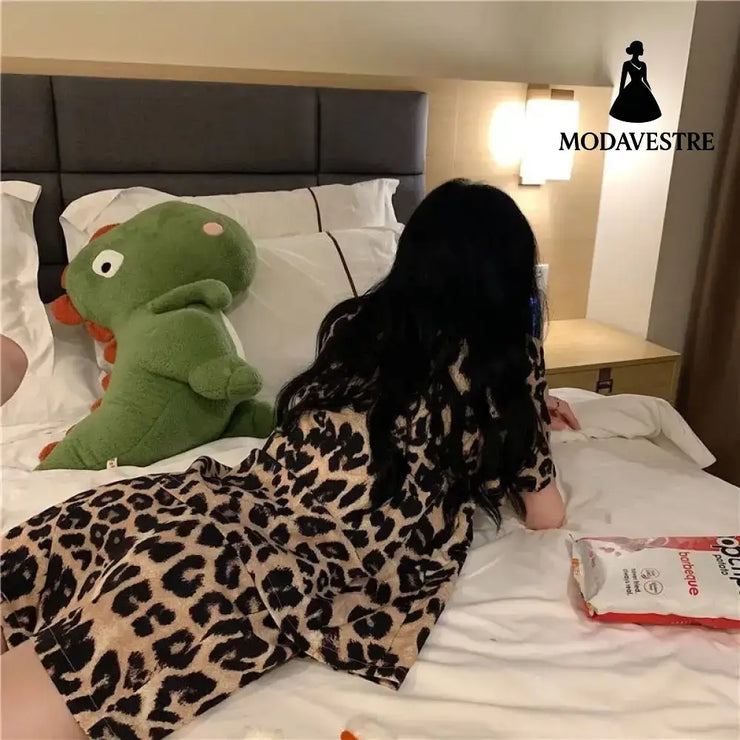 Cartoon Home Clothing Can Be Worn Externally By Women