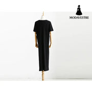 Casual Black Long Dresses