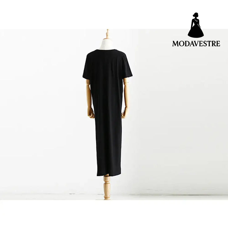 Casual Black Long Dresses