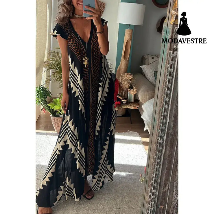 Casual Dresses Vacation Women’s Loose Black / L