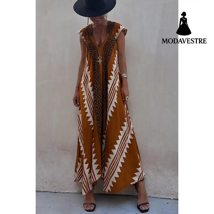 Casual Dresses Vacation Women’s Loose Coffee / L