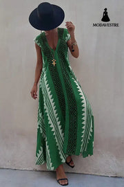 Casual Dresses Vacation Women’s Loose Green / L