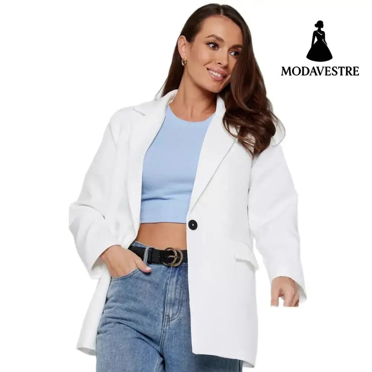 Casual Long Sleeve Loose Slimming Thin Coat Jacket