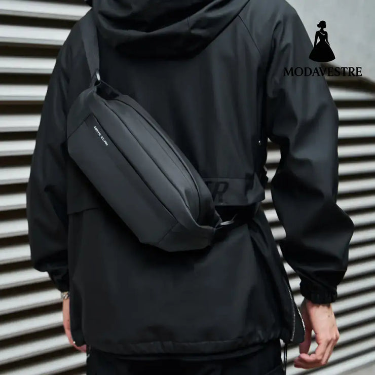 Chest bag men’s small shoulder bag multifunctional trendy crossbody bag commuter mailman shoulder bag waist bag backpack