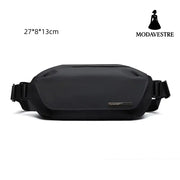 Chest bag men’s small shoulder bag multifunctional trendy crossbody bag commuter mailman shoulder bag waist bag