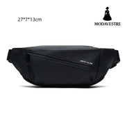 Chest bag men’s small shoulder bag multifunctional trendy crossbody bag commuter mailman shoulder bag waist bag