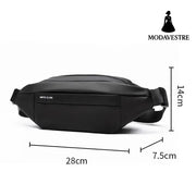 Chest bag men’s small shoulder bag multifunctional trendy crossbody bag commuter mailman shoulder bag waist bag