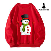 Christmas Snowman Women’s Hoodie Women’s Style Red / S