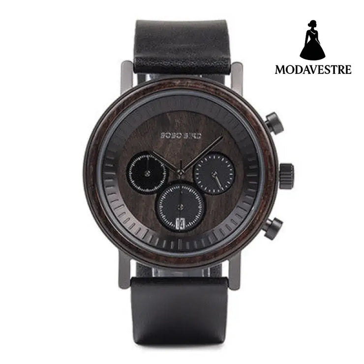 Chronograph Men Watches Black