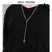 Classic Cross Necklace Cross Set Chain Necklace 70CM