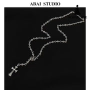 Classic Cross Necklace Cross Set Chain Necklace 70CM