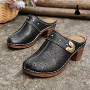 Closed Toe High Heel Sandal Slippers Women - MODAVESTRE