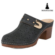 Closed Toe High Heel Sandal Slippers Women - MODAVESTRE