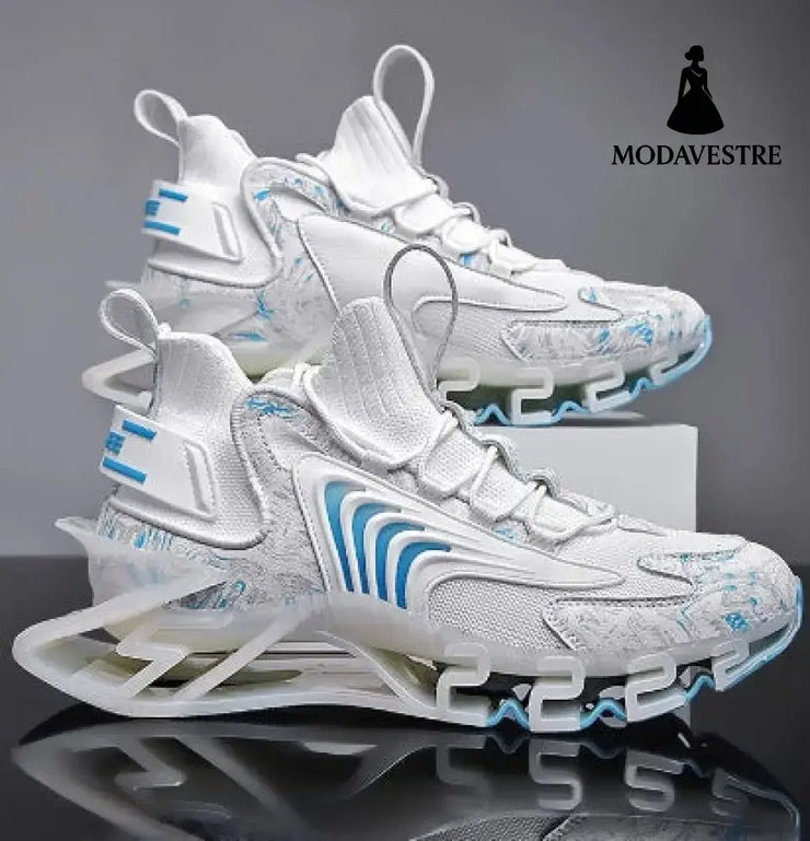 Cool Men Running Sneakers Mesh Breathable Sports Shoes Fashion Anti-Skid Walking Footwear Shoes