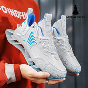 Cool Men Running Sneakers Mesh Breathable Sports Shoes Fashion Anti-Skid Walking Footwear Shoes