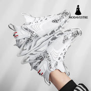 Cool Men Running Sneakers Mesh Breathable Sports Shoes Fashion Anti-Skid Walking Footwear Shoes