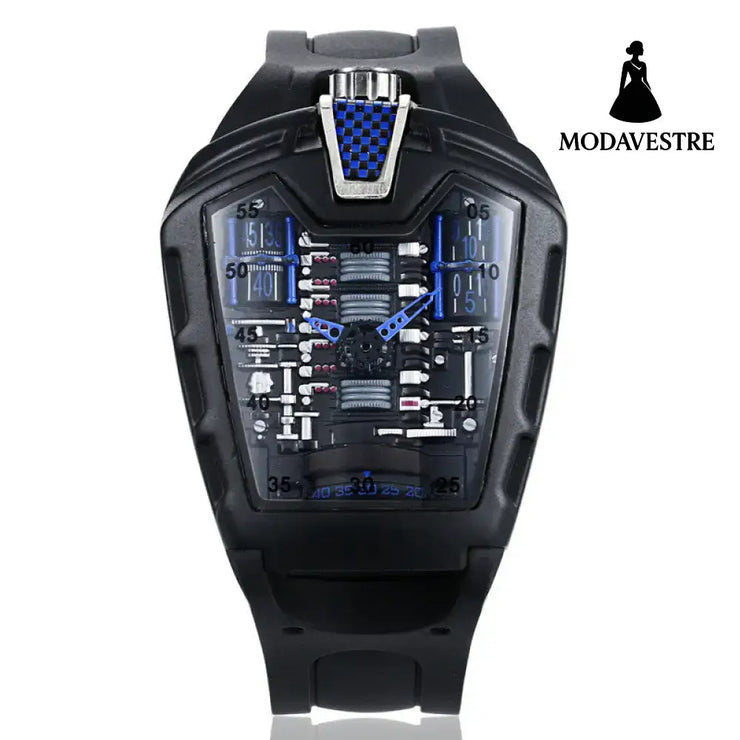 Cool Sports Brand Watches Luxury Men Watches Waterproof Japan Blue