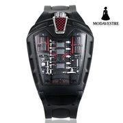 Cool Sports Brand Watches Luxury Men Watches Waterproof Japan Red