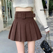 Corduroy Half Women’s Autumn A-line Half Skirt Pleated Skirt