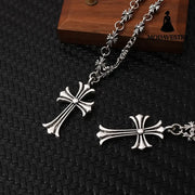 Cross necklace Kroos star pendant