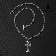 Cross necklace Kroos star pendant Cross Necklace 50Cm