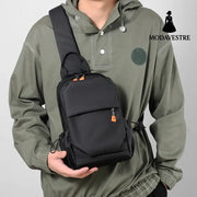 Crossbody Shoulder Bag Fashionable Multi functional Cross Shoulder Bag black / 30.5*9*18cm