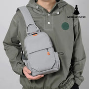 Crossbody Shoulder Bag Fashionable Multi functional Cross Shoulder Bag gray / 30.5*9*18cm