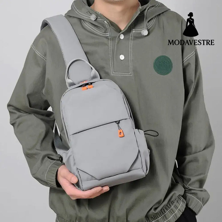 Crossbody Shoulder Bag Fashionable Multi functional Cross Shoulder Bag gray / 30.5*9*18cm