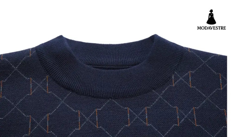 Dad Long Sleeve T-shirt Autumn Winter Clothing Middle-aged Men Jumper