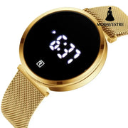 Digital Men’s Watch Women Watch Sport Digital Wrist Watch for Luxury Men Watches Gold