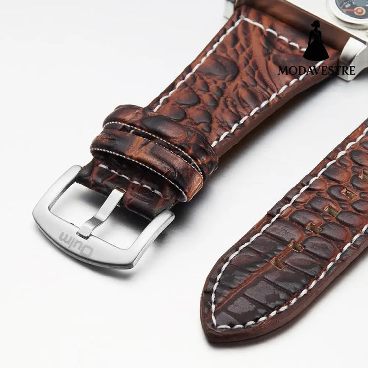 Dual time zone quartz watch for men - MODAVESTRE