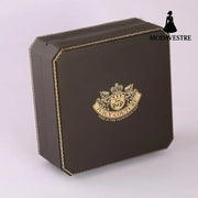 Enamel glazed diamond studded metal letters Barbie pink lipstick rotatable pendant necklace