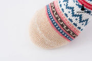 Ethnic style cashmere socks women