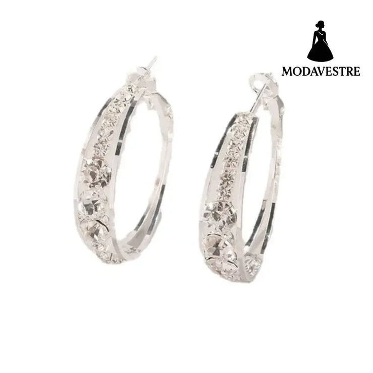 European And American Air Drill Mosaic Women’s Earrings