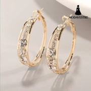 European And American Air Drill Mosaic Women’s Earrings