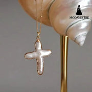 European and American cross necklace